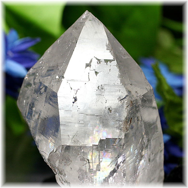 ガネッシュヒマール産]ヒマラヤ水晶原石ナチュラルポイント（セルフ