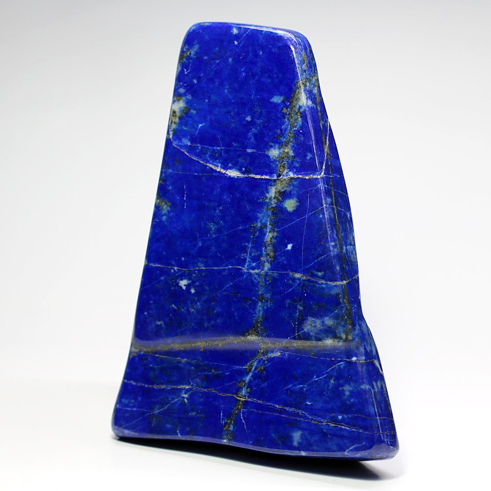 アフガニスタン産]ラピスラズリ磨き原石/フリーフォーム（置物