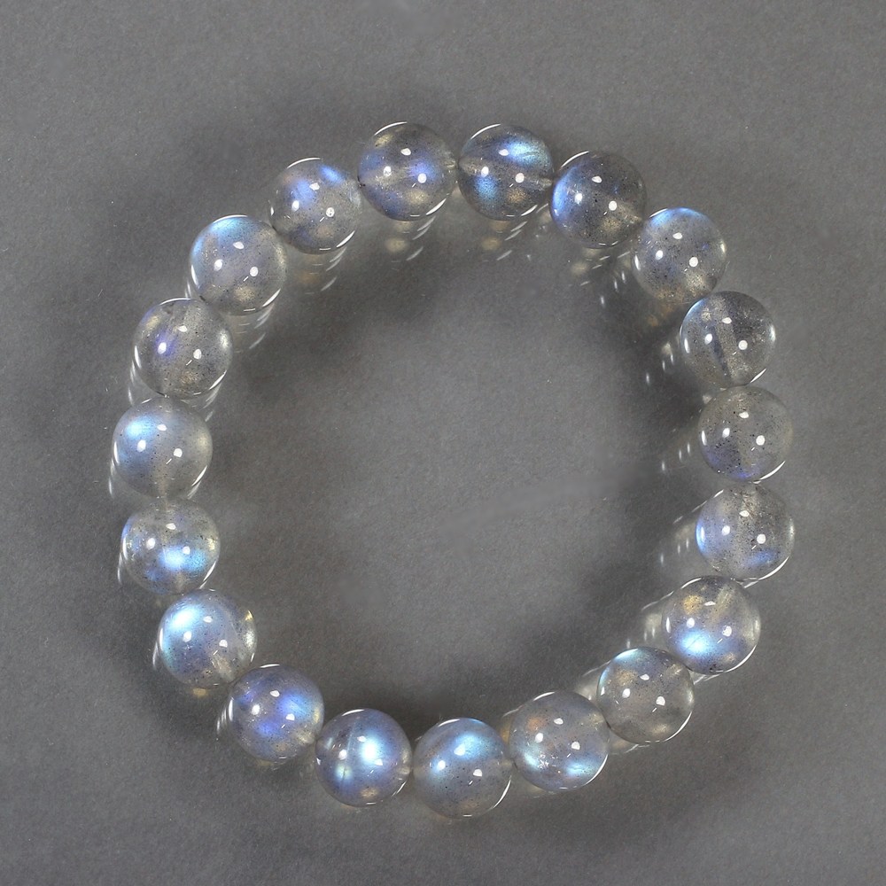 高品質++]ラブラドライトブレスレット（約10.5mm玉） - 埼玉県吉川市の