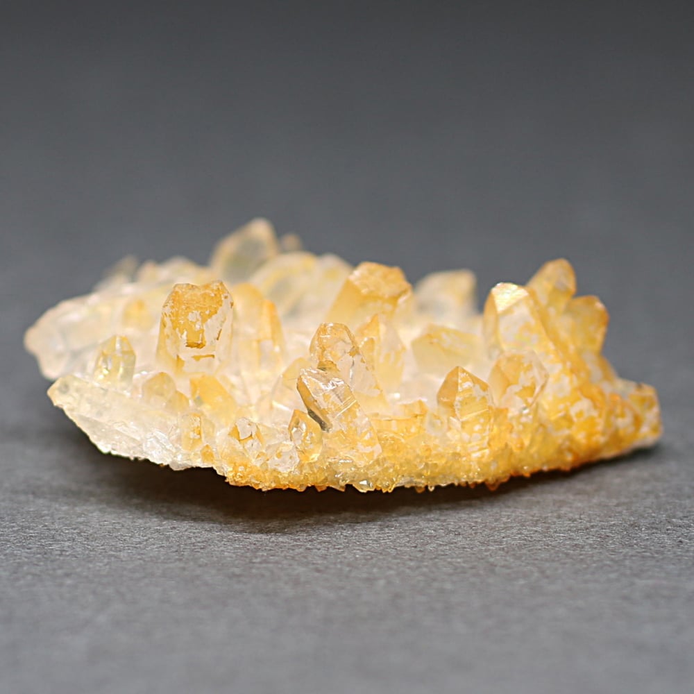 インド/マニカラン産ヒマラヤ水晶ゴールデンヒーラークラスター