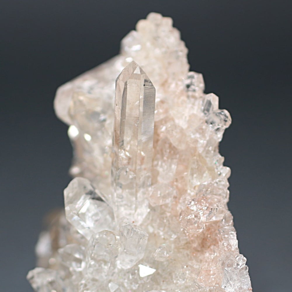 高品質]インド/マニカラン産ヒマラヤ水晶クラスター/原石小さめサイズ