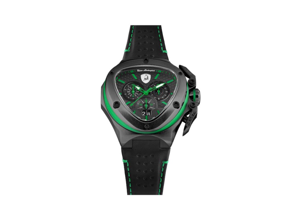 Tonino Lamborghini Spyder X Quartz Watch Green 53 mm, Chronograph