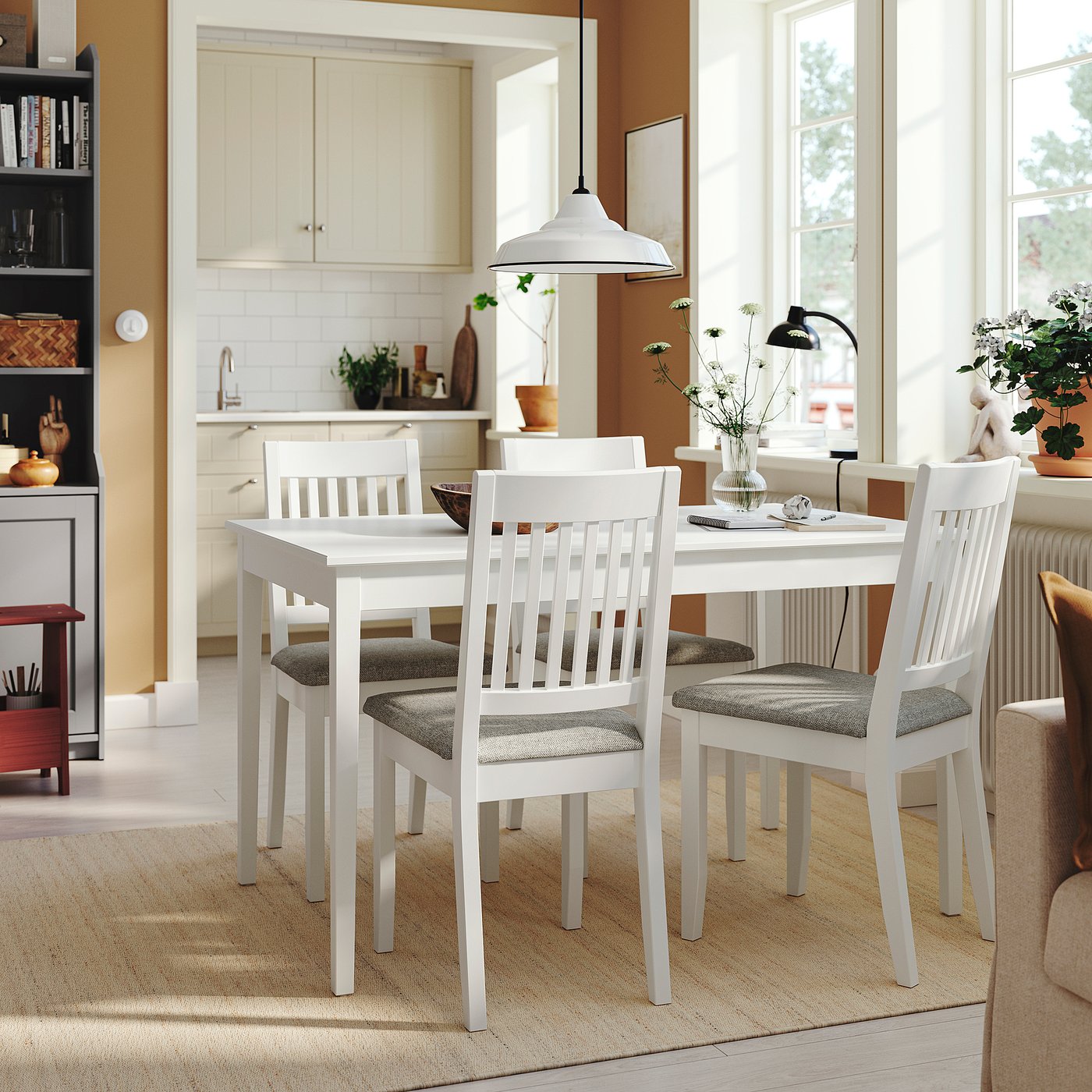 NÄSINGE ネースィンゲ テーブル, ホワイト, 130x80 cm - IKEA