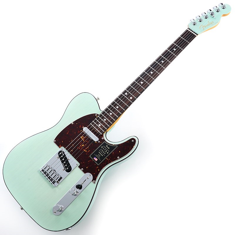 Fender USA American Ultra Luxe Telecaster (Transparent Surf Green