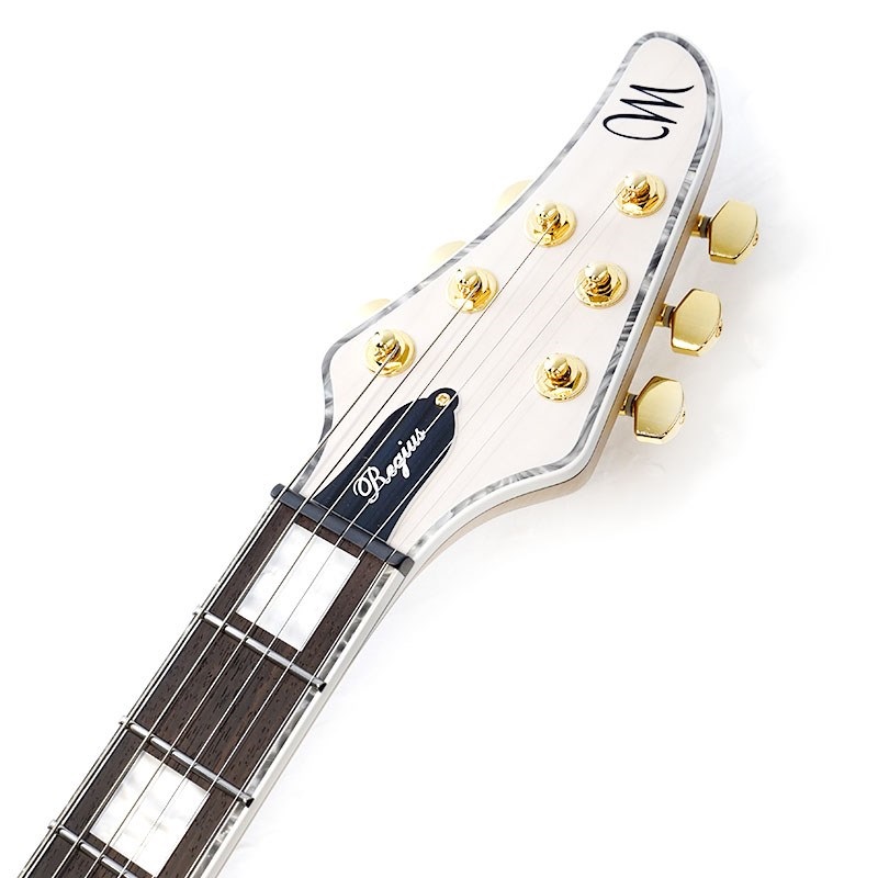 MAYONES Regius 6 (Trans White Satine w/Glod Hardware) ｜イケベ楽器