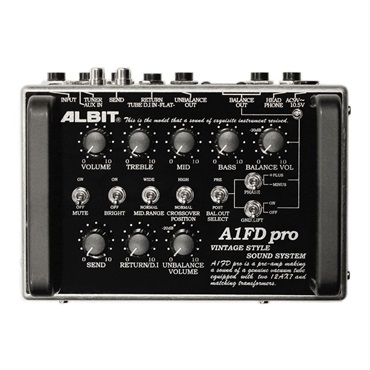 ALBIT A1992B pro Hand-made Tube preamp / D.I. ｜イケベ楽器店