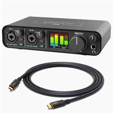 MOTU M2 + OYAIDE製高品質USBケーブルセット (Type C to C 1.0m