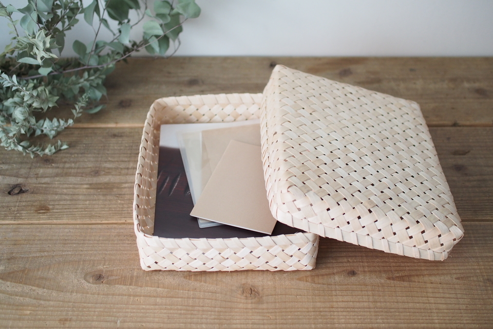 イタヤ細工の文庫 A4 - ウェブショップ - jokogumo - よこぐも