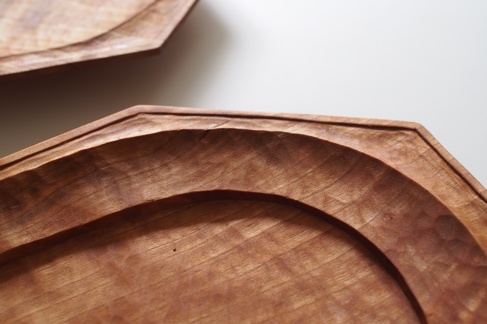 角俊弥 オクタゴンプレート（山桜） - ウェブショップ - jokogumo - よ