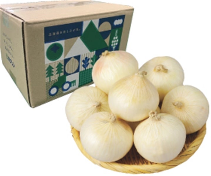 2025年度受付終了】北海道(JAきたみらい) 真白(白い玉ねぎ)2L～М混 約
