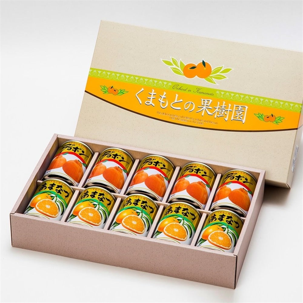 果樹園DA-30（デコポン缶詰5本＆あまなつ缶詰5本）: |【JAタウン