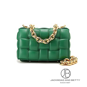 チェーン カセット ショルダーバッグ レーシンググリーン 緑[631421