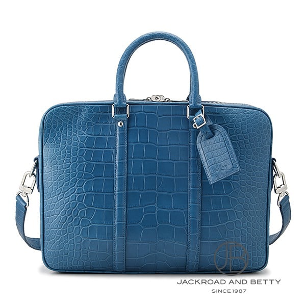 ポルトドキュマン・ヴォワヤージュPM ビジネスバッグ ブルー 青