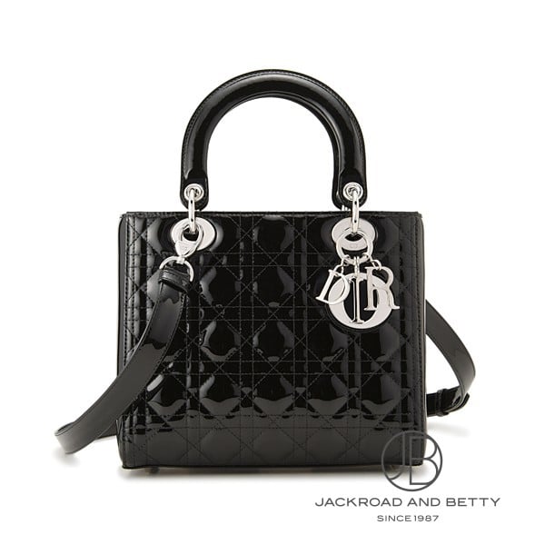 レディ ディオール バッグ ミディアム ブラック 黒[M0565PWCB_M900