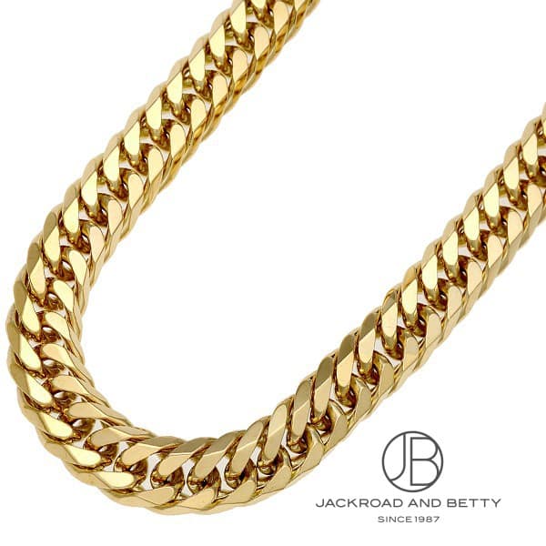 K18 6面 ダブル 300g 60cm ネックレス 造幣局刻印有り[] Kihei