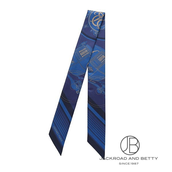 ツイリー エクスリブリス ブルー 青[] Twilly Exlibris | エルメス