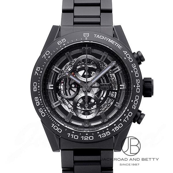 カレラ キャリバー ホイヤー01 クロノグラフ フルブラック[CAR2A91