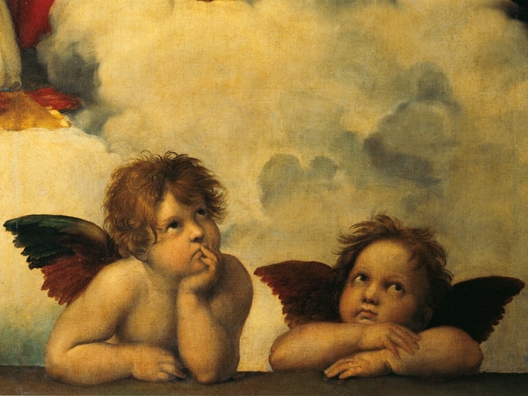 RAV-000624 絵画 ラファエロ「システィーナの聖母」 1000ピース ラベン