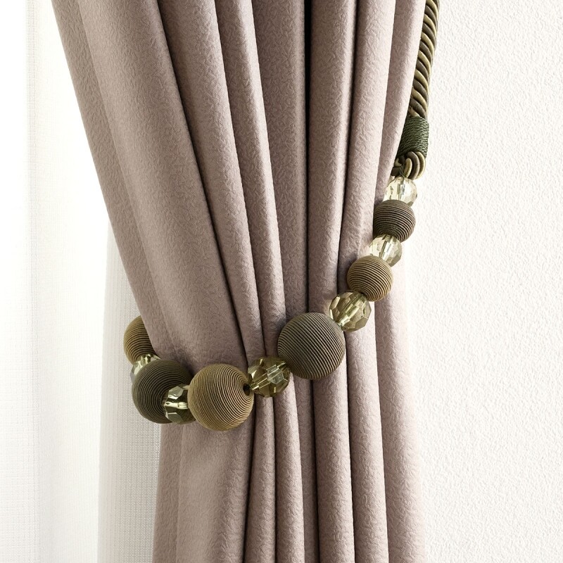 クリスタルボールタッセル 15116B-BR ブラウン ｜ジャストカーテン