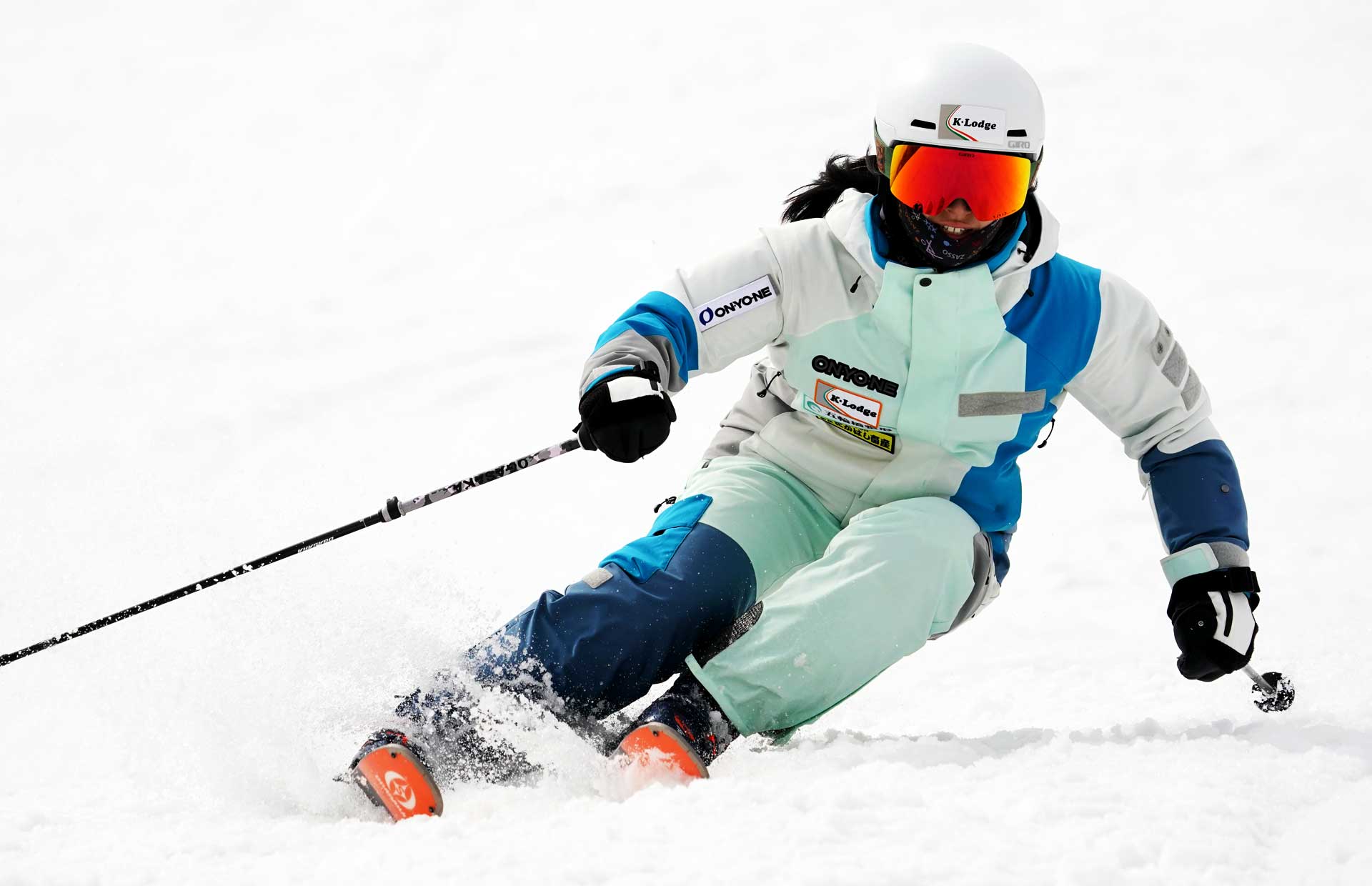 ONYONE スキーウェアデモ グリーン/ホワイト ONYNE(オンヨネ)スキー