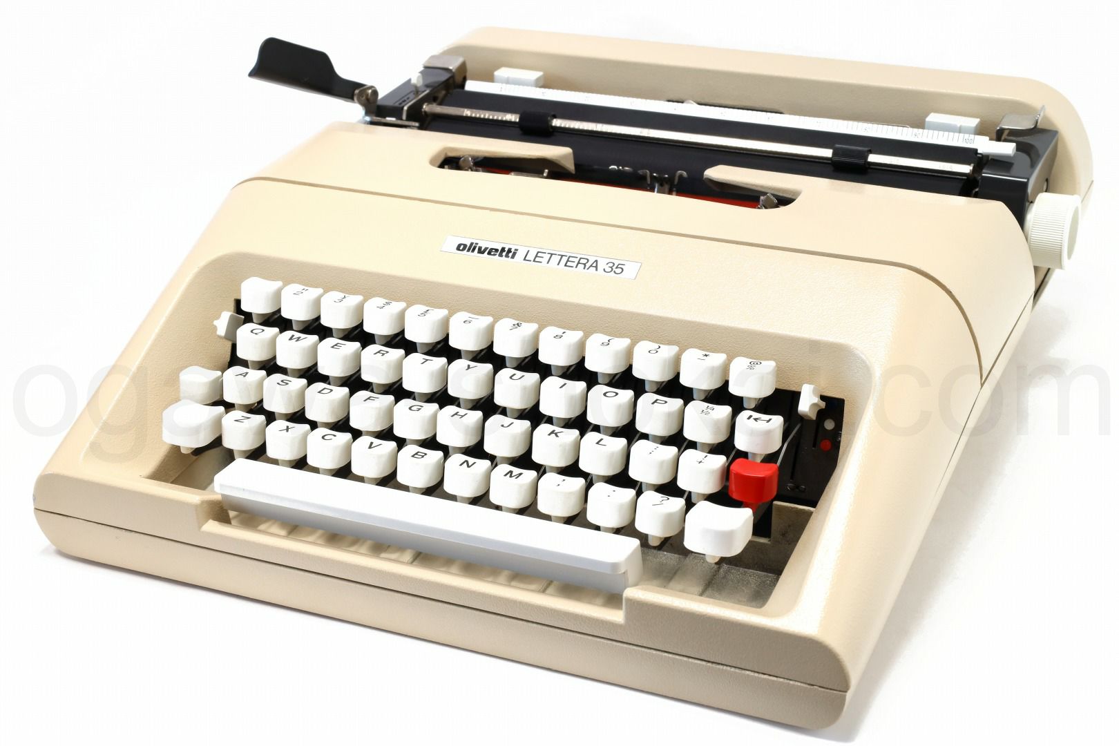 olivetti LETTERA 35 中古タイプライター｜タイプライター専門店の尾河商会