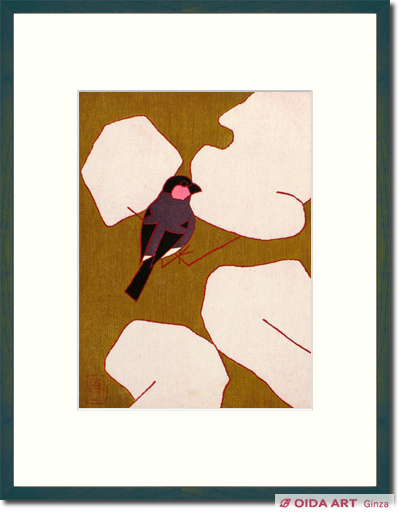 熊谷守一 桜 | 絵画など美術品の販売と買取 | 東京・銀座 おいだ美術