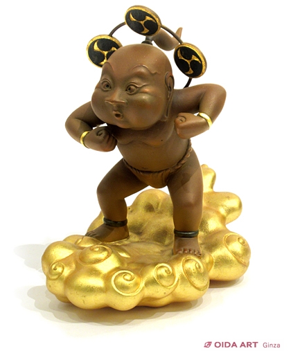 籔内佐斗司 金雲 追い風童子 | 絵画など美術品の販売と買取 | 東京