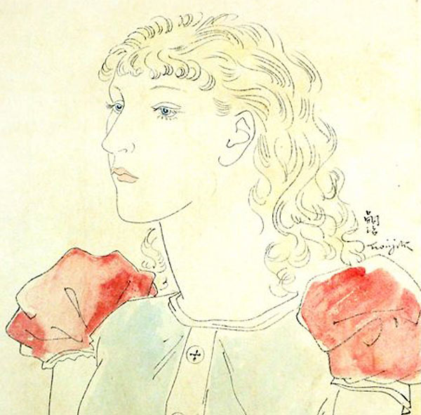 藤田嗣治 婦人像（マドレーヌ） | 絵画など美術品の販売と買取 | 東京