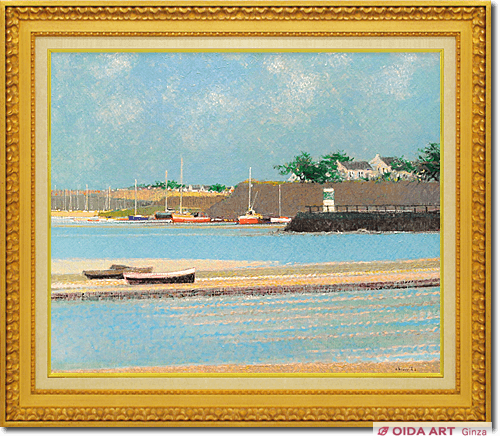 アンドレ・ブーリエ FALAISE DANS LES COTES DU NORD | 絵画など美術品