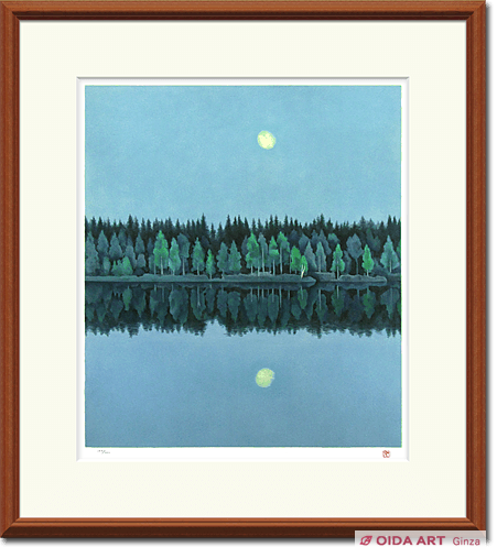 東山魁夷 二つの月 | 絵画など美術品の販売と買取 | 東京・銀座 おいだ美術