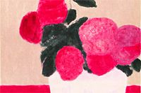 長谷川潔 コップに挿した野花(秋) | 絵画など美術品の販売と買取