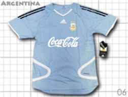 アルゼンチン代表 ホーム＆アウェイ 06シーズンモデル ドイツW杯使用モデル