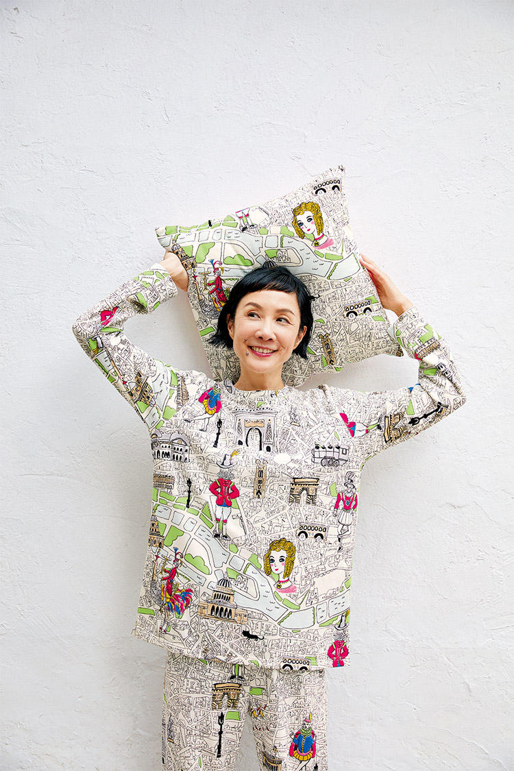 新品タグ付き ツモリチサト パジャマ ルームウェア 裏起毛 ボーダー M