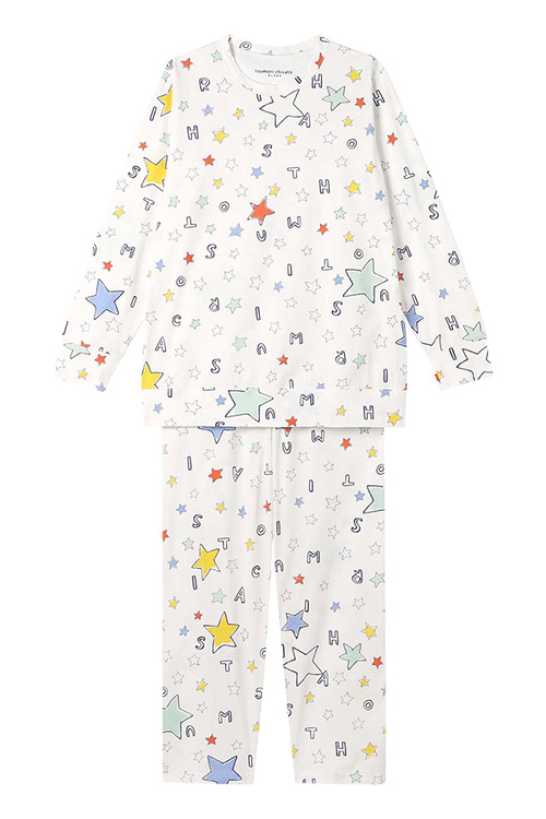 UDX558｜ワコール ツモリチサト スリープ パジャマ 上下セット 10分丈