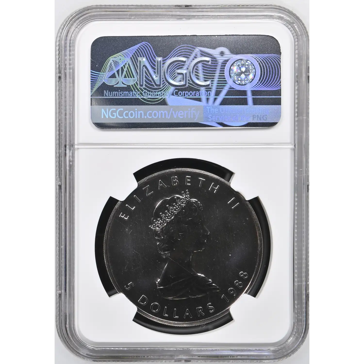 1988 Canada 1 oz Silver Maple Leaf $5 Coin NGC MS-68 - Old Pueblo Coin