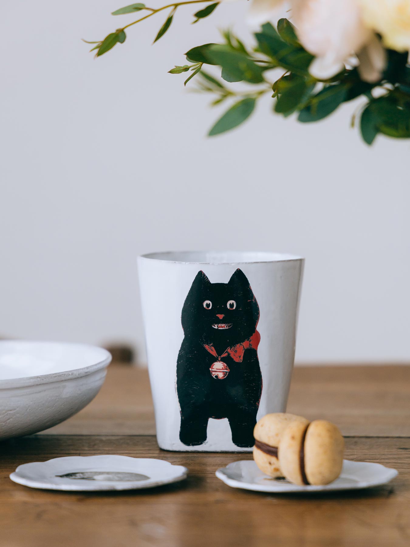 Astier de Villatte John Derian キャットゴブレット｜カップ・グラス