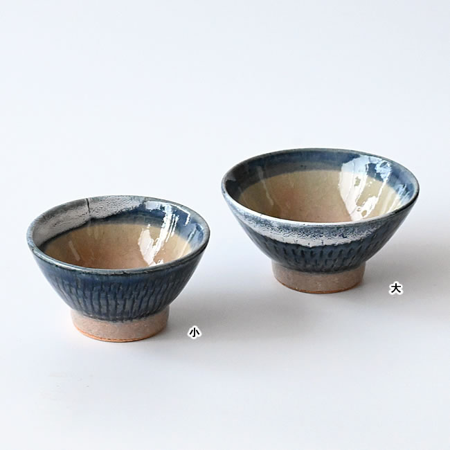 高台飯茶碗 トビ青 | ゼネラルストア オルネ