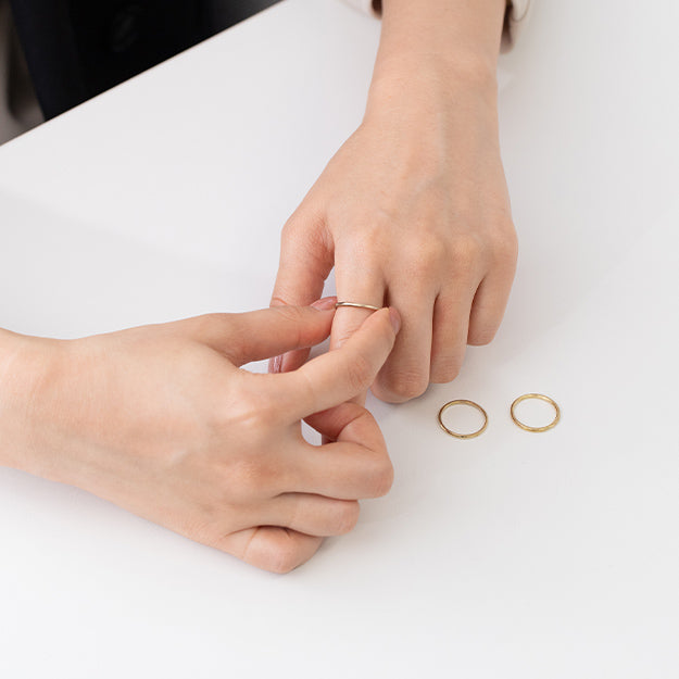 K18/Pt「ルビー ハンナ」リング｜【オレフィーチェ】Orefice