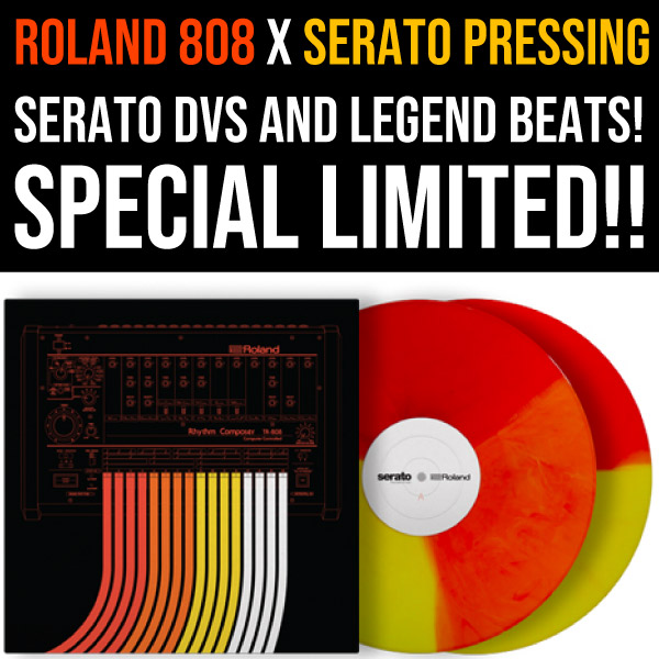 激レア確定！】SERATO VINYLがなんとRoland TR-808とのコラボモデルを