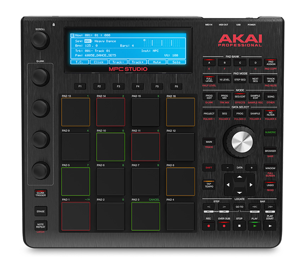 新品開封品】AKAI professional/MIDIコントローラー/MPC STUDIO BLACK