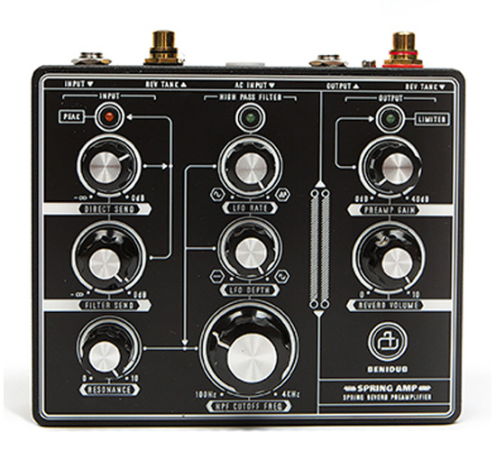 スプリングリバーブタンク専用のHi-Fiなプリアンプ、SPRING AMPが