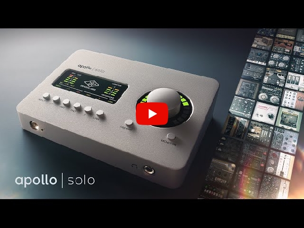 高品質オーディオインターフェイスUniversal Audioの Apollo Solo USB