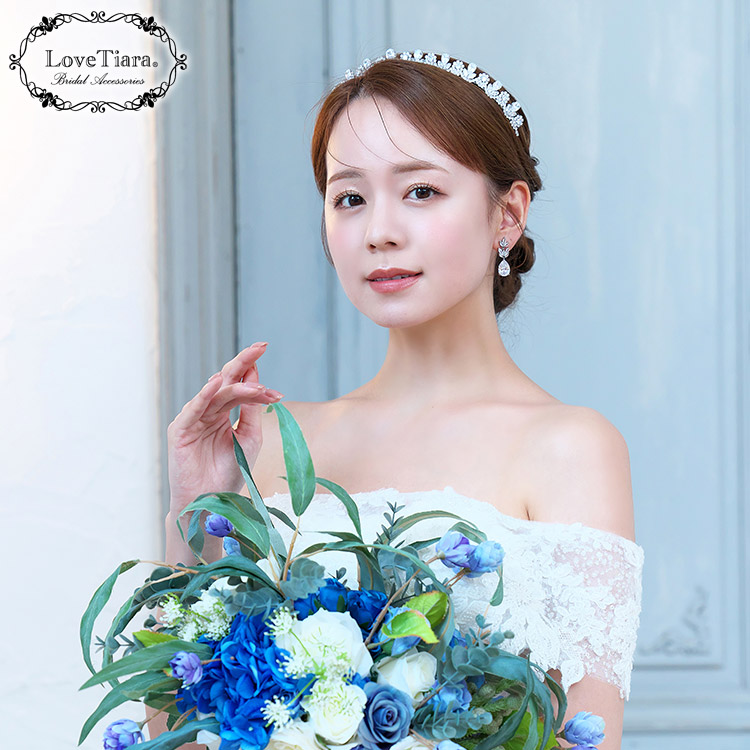 クレアジルコニアティアラ 通信販売ブライダルウェディング通販 髪飾り
