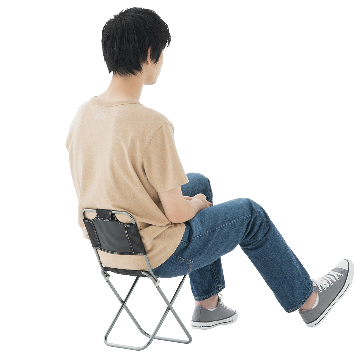 LOGOS アウトドアチェアセット グレー テーブル付き LOGOS アウトドア