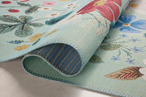 PRN-02 RP STRAWBERRY FIELDS MINT | Loloi Rugs