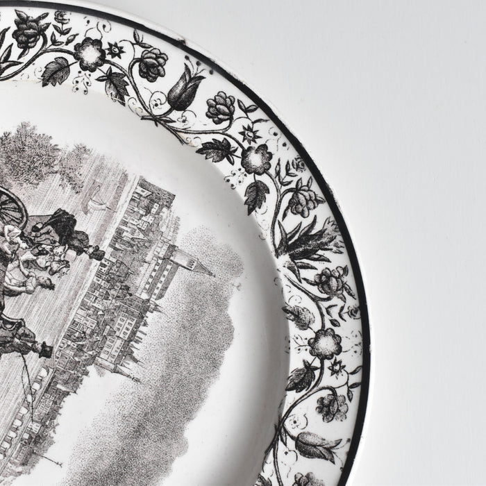 アンティークプレート 絵皿 ジアン N123 