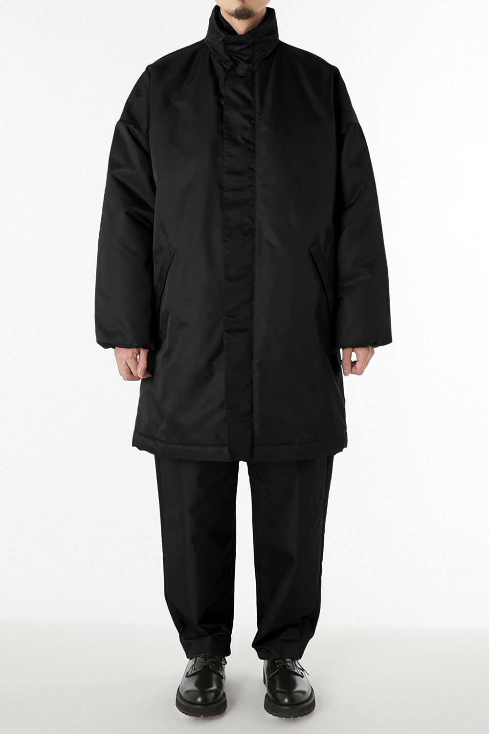 N.HOOLYWOOD - N.HOOLYWOOD COMPILE STAND COLLAR COAT / エヌ