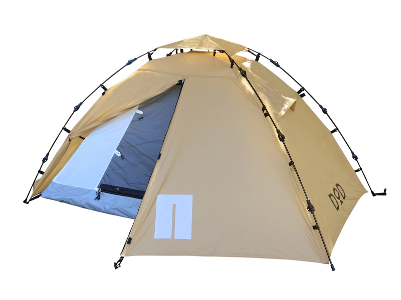 DODの「ライダーズ」シリーズテントにナチュラルカラーが新登場