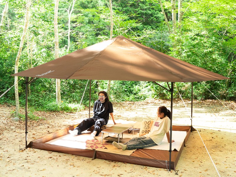 DODの“キノコシリーズ”にBIGアイテムが登場！「でかキノコタープ」は