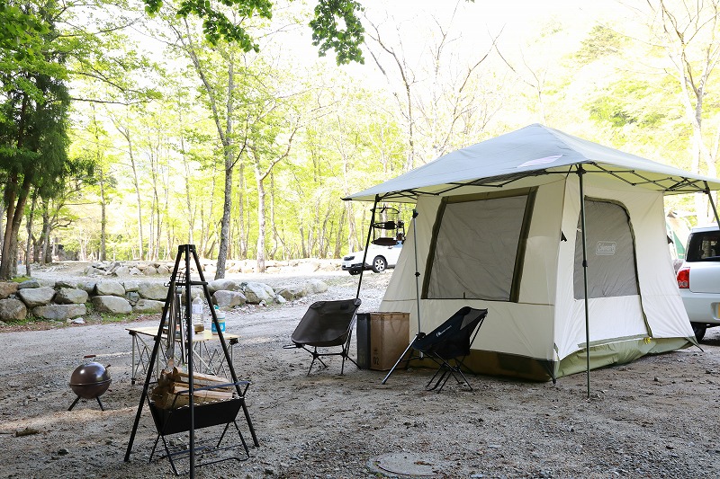 テント内が広いコールマンのパーティーキャビン！かわいくてお気に入り